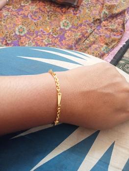 Product Review of gelang padi rantai awet pakai harian Kuning Perhiasan from l**_ 2
