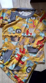 Product Review of Nanaku Baby - Setelan Baju Bayi Piyama Bayi Lengan Panjang Kancing Pundak Unisexs Motif Printing Gaffy Usia 3-12 Bulan from A**🍎 1