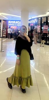 Product Review of Olin Skirt / Rok Ruffle / Rok Korea Polos Cantik Karet from S**i A**g 1