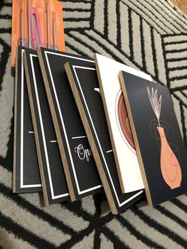 Product Review of Hiasan Dinding Abstrak - Walldecor Minimalis - ABSTRAK-KECIL-11-14 from Z**6 0