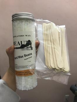Product Review of Hủ 400g Sáp Wax Lông + Que gỗ waxing - Sáp wax dẻo, wax sạch lông cứng, lông tơ Kem from L** L** 1