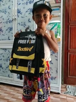 Product Review of Tas  anak laki laki Tas Ransel Sekolah Anak laki laki Karakter FF dan Super Hero Murah Sd Fashion from h**n 0