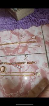 Product Review of SET PERHIASAN TITANIUM ANTI KARAT BISA COD (KALUNG , LIONTIN, GELANG, ANTING, DAN CINCIN) Perempuan Elegan from C**G ** 0