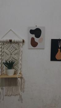 Product Review of Hiasan Dinding Abstrak - Walldecor Minimalis - ABSTRAK-KECIL-11-14 from B**a K**a 0