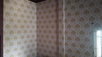 Product Review of Murah Wallpaper Sticker Dinding Putih Motif Batik Damaskus Mewah Elegan Cantik 10 m from e**o 0