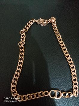 Product Review of Kalung Rantai Titan Model CD Tersedia Warna Rose Gold, Gold dan Silver Anti karat Aksesoris Elegan Titanium Asesoris Wanita from u**7 0