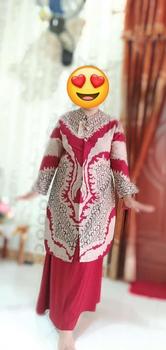 Product Review of Tunik Kancing terbaru modern dress, Pakaian muslim wanita lengan panjang tunik batik Katun Nyaman from M**S W**👣 0