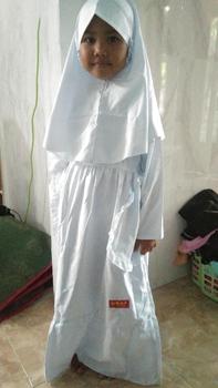 Product Review of Gamis anak putih bordir kantong 2 /gamis anak manasik 4_12th Muslim Sekolah Seragam Baju Tanggung Jilbab Setelan Panjang Nyaman Dress from i**h s** 0