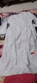 Product Review of Gamis anak putih bordir kantong 2 /gamis anak manasik 4_12th Muslim Sekolah Seragam Baju Tanggung Jilbab Setelan Panjang Nyaman Dress from D**a W**i 0