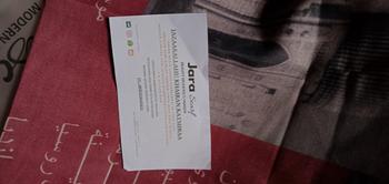 Product Review of Jilbab Segiempat Voal Motif Koran Arab Voal Premium hijab from a**_ 1