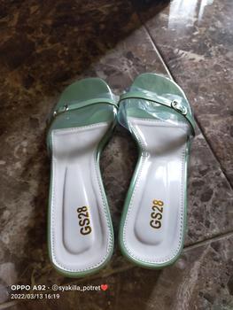 Product Review of Sandal hells wanita/ hak tahu 3cm Mika Gesper (MG) from k**a c**l 0