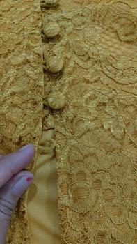 Product Review of Kebaya tunik naila brukat halus premium- full kancing Polos Hitam Putih Navy Bawahan Bordir Dress Panjang Semi Wanita Pesta Atasan Seragam Setelan Kondangan Mewah Wisuda from H**i A**a 2