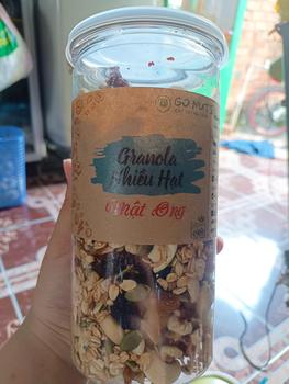 Product Review of Granola Nhiều hạt GO NUTS Hạt mix ngũ cốc dinh dưỡng không đường tạo ngọt bằng mật ong from T**n 0