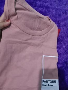 Product Review of PANTONE TSHIRT l BAJU KAOS TUMBLR TEE KAOS WANITA OVERSIZE PENDEK POLOS COTTON COMBED 30'S CROP KOREA FASHION BLACK HITAM PUTIH WHITE SAGE GREEN BEIGE MOCCA LILAC DUSTY ROSE BLUE PINK from Y**a 1