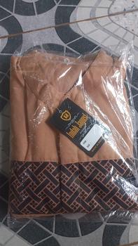 Product Review of Baju Koko Pria Dewasa Lengan Panjang Motif Kobata Qynang Kombinasi Batik Terbaru kain katun from T**r S**l 0