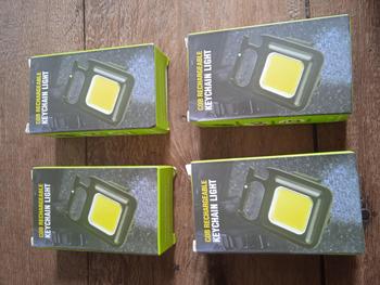 Product Review of Mini COB keychain light rechargeable lampu LED cas mini lampu led gantungan kunci lampu camping emergency from i**5 1