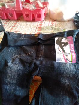 Product Review of LEGGING IMPORT JEANS SLETING  / LEGGING IMPORT WANITA from c**🥰 0