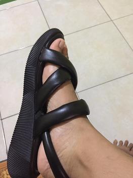 Product Review of LAPEPA YUK - Sepatu Sandal Wanita Wedges VIVIAN Model Silang dua Tali Strap Belakang Hak Tinggi Sole 3 cm Spatu Sendal Gunung Cewek  Size 36 37 38 39 40 41 Warna Hitam Black Kekinian Premium Terbaru Shoes Ori Original Mall Official Store Promo from u**1 0