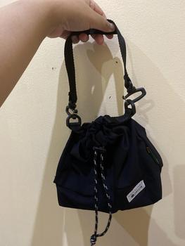 Product Review of Fertig - Envy Black - Tas Serut 2 In 1 Slingbag Clutch bag - Dumpling Bag Wanita Kanvas -Tas Selempang Wanita from T**h 0