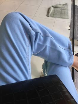 Product Review of HTM - Hight waist Loose Jeans Hangover Celana Panjang Jeans Wanita Jumbo Bawahan from G**a V**a 0