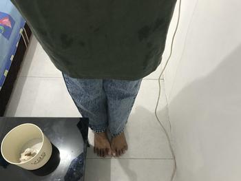 Product Review of HTM - Hight waist Loose Jeans Hangover Celana Panjang Jeans Wanita Jumbo Bawahan from ** 0
