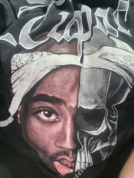 Product Review of Kaos Oversize Hiphop Rapper 2PAC Washed from ** 0