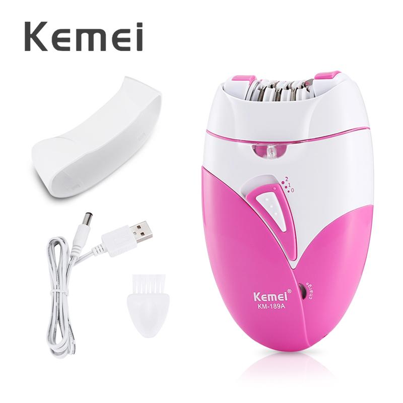 Product Introduction of KM-189A Epilator Ladies Underarm Private Parts Hair Removal Body Bikini Depilador Electric Eyebrow Trimmer Machine Beauty Kit+6 Months Warranty 18