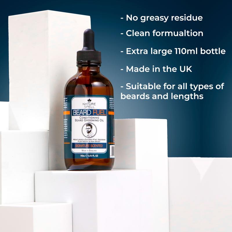 Beard Oil by Nature Spell 110ml - Conditioning Beard Grooming Oil 3