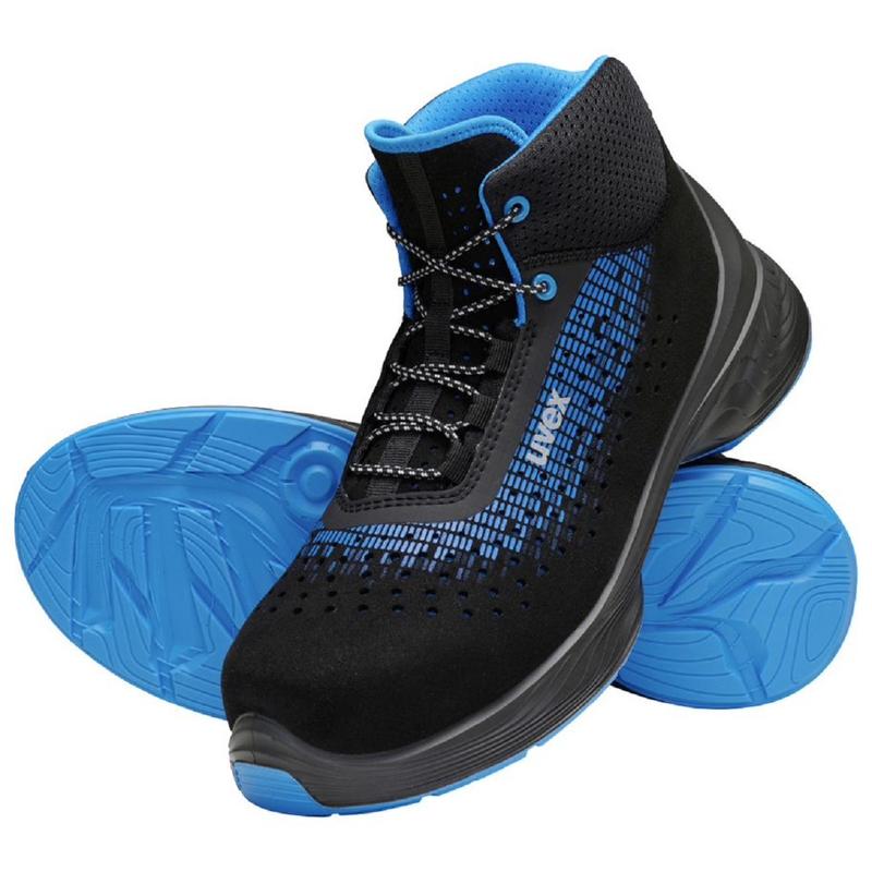uvex 1 G2 Work Boots S1 SRC ESD Metal-Free 68318 Microsuede Perforated Upper 1