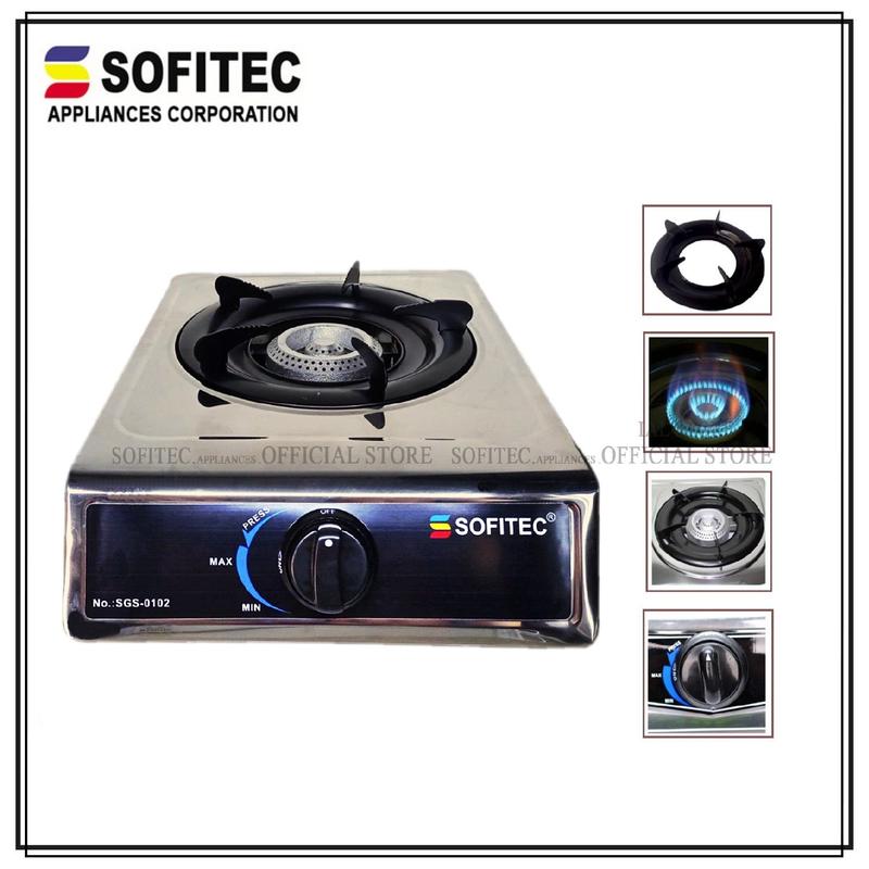 (bigmk live only)Sofitec SGS-0102 Single Burner Gas Stove Automatic ...
