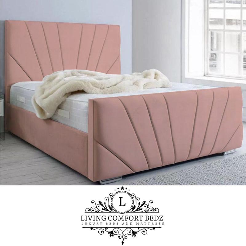 Sunrise Panel Bespoke Bed - Handmade in UK, Multiple Sizes Available for Better Sleep and Health 1