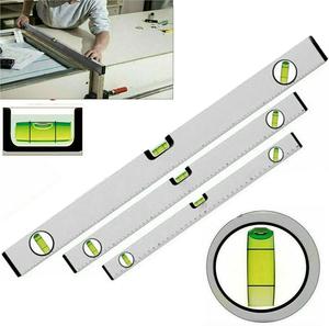 Set of 3 Spirit Level High Accuracy Spirit Level Lightweight 400mm 600mm 1000mm DIY Builder Level 3 Bubble Level 45° 90° 180° Alloy Magnetic Bricklayer Alloy Spirit Level Powerful Magnets