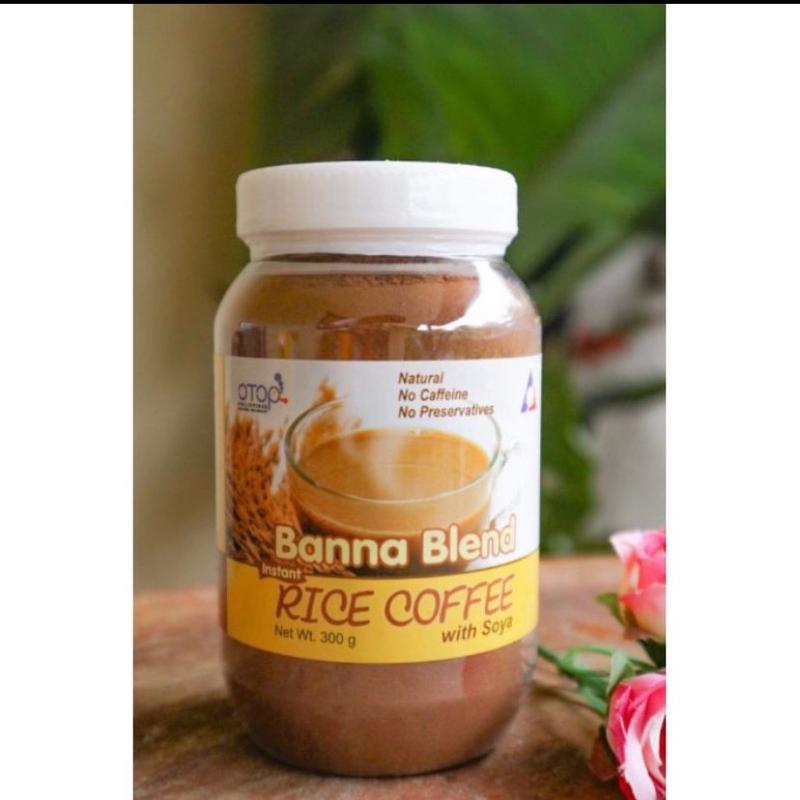 Rice Coffee (Banna Blend Instant Rice Coffee with Soya) Organic ...