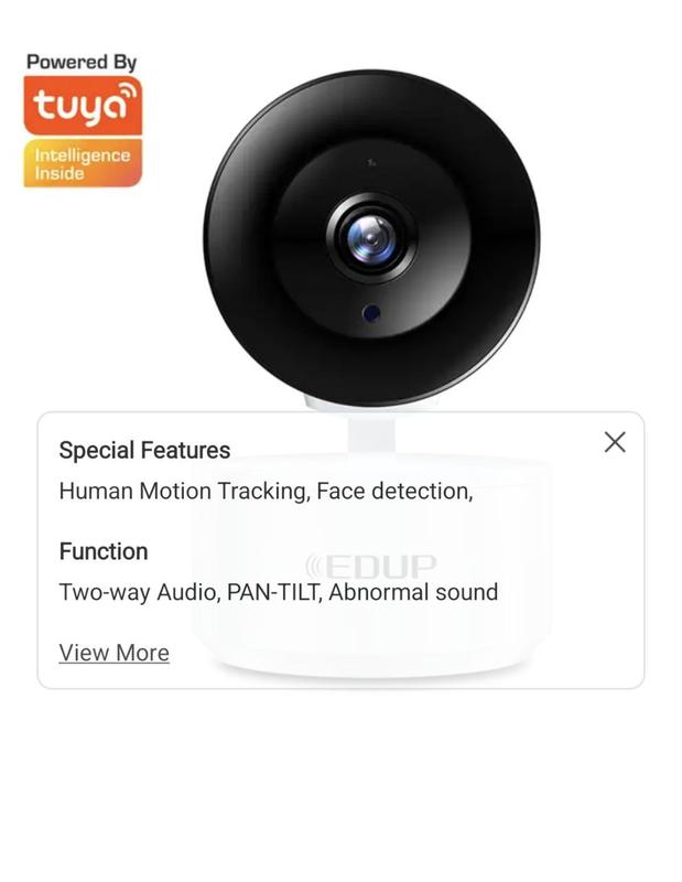 WiFi IP Camera 1080P Indoor Security Human Detection IR Night Vision Audio 2