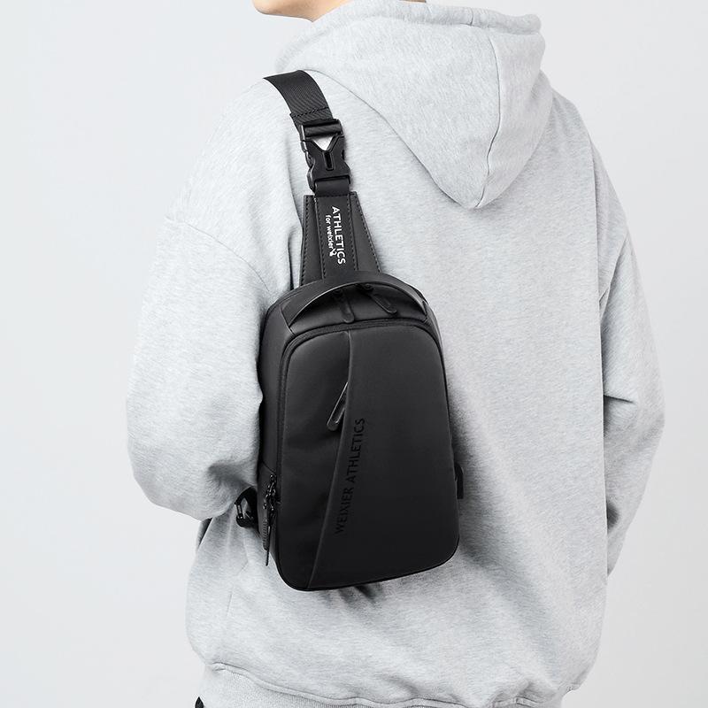2023 New Men Chest Bag Slung Chest Bag Leisure Sports Bag Multifunctional Shoulder Bag Chest Bag 1