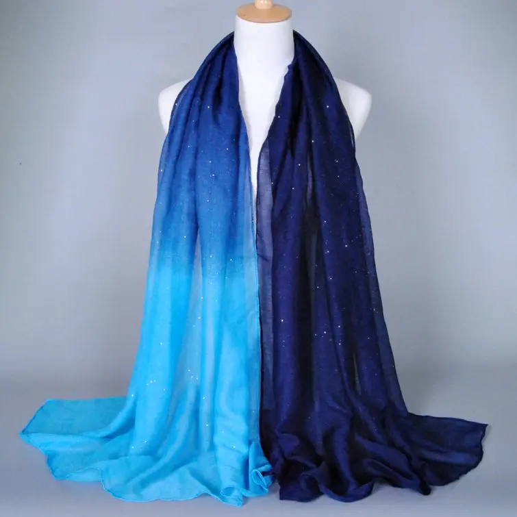 Duotone Scarf - Blue & turquoise