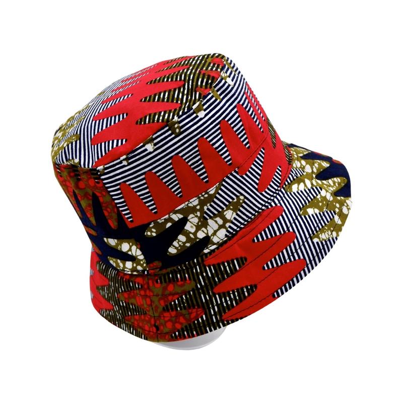 Product Introduction of African print bucket hat , sun hat reversible Striped Baseball Cap Baseball Cap Baseball Cap Winter Winter Winter Summer Polka Dot Cotton Silk Plain Floral Beret Striped 19