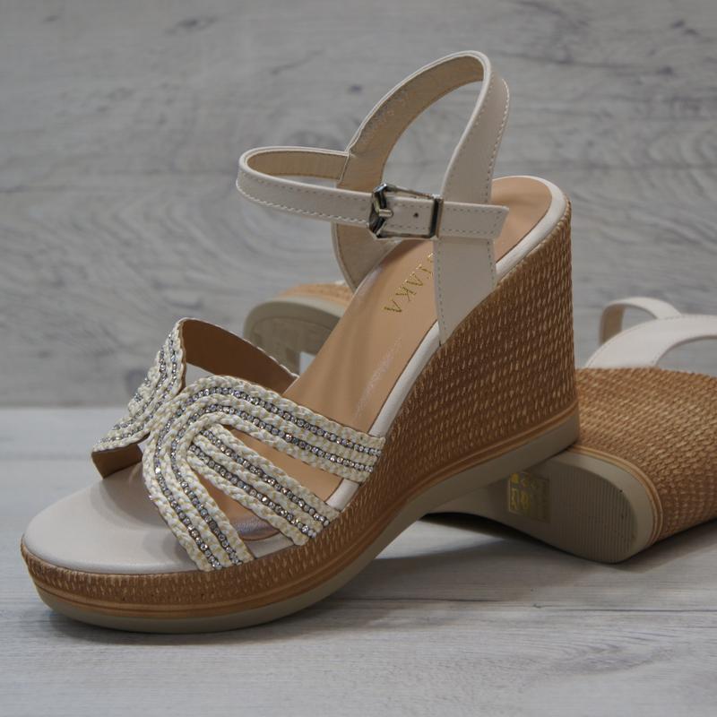 IVACHY Womens Summer Sparkling Wedge sandals A68176 1