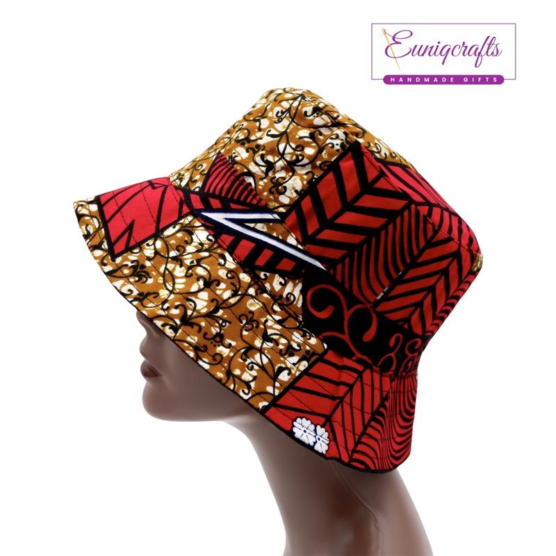 Product Introduction of African print bucket hat , sun hat reversible Striped Baseball Cap Baseball Cap Baseball Cap Winter Winter Winter Summer Polka Dot Cotton Silk Plain Floral Beret Striped 11