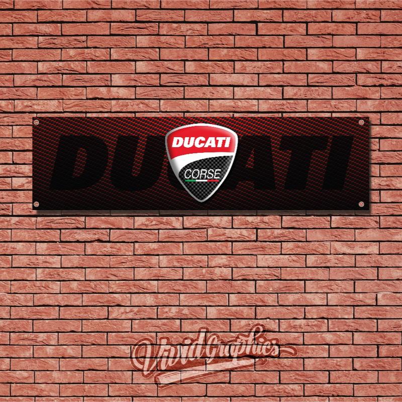 Motorcycle logos Garage / Workshop / Mancave Banner PVC Sign / Poster Wall Art Motorsport 1