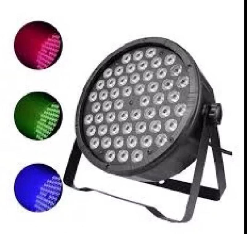 60W 54 LED Flat Stage Light RGB Par Light DMX512 Master Slave 2