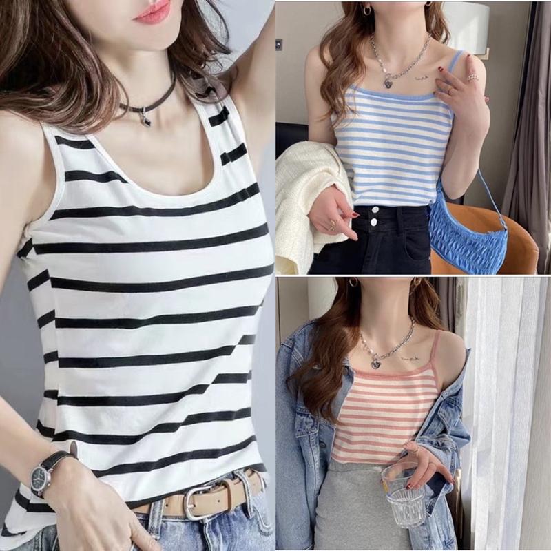 Korean Style Women's Sleeveless Cotton Sando Vest Top SIZE M-XXLNew Korean Style Women's Sleeveless Cotton Sando Vest Top SIZE M-XXL Womenswear Tube Shirt Casual 0