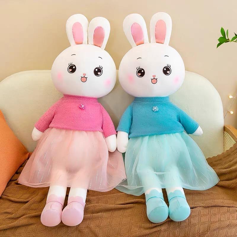 Plushie Planet Bunny Rabbit with Cute Dress Plushie Stuffed Toys ...