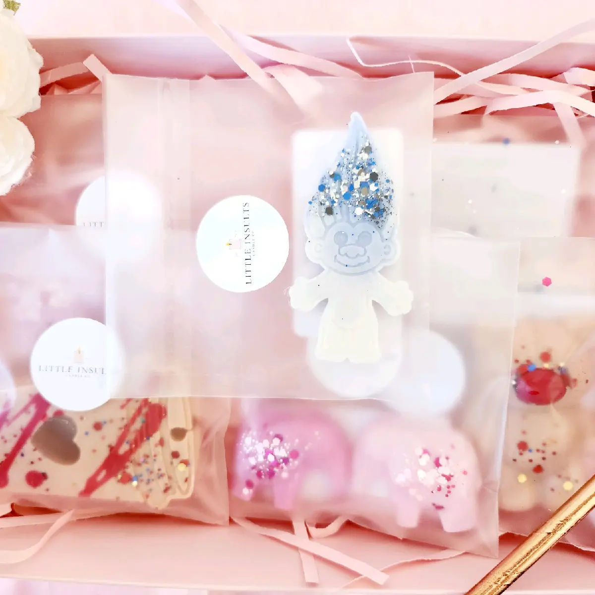 5 Scented and shaped wax melts ( Candles,  Decor) melt