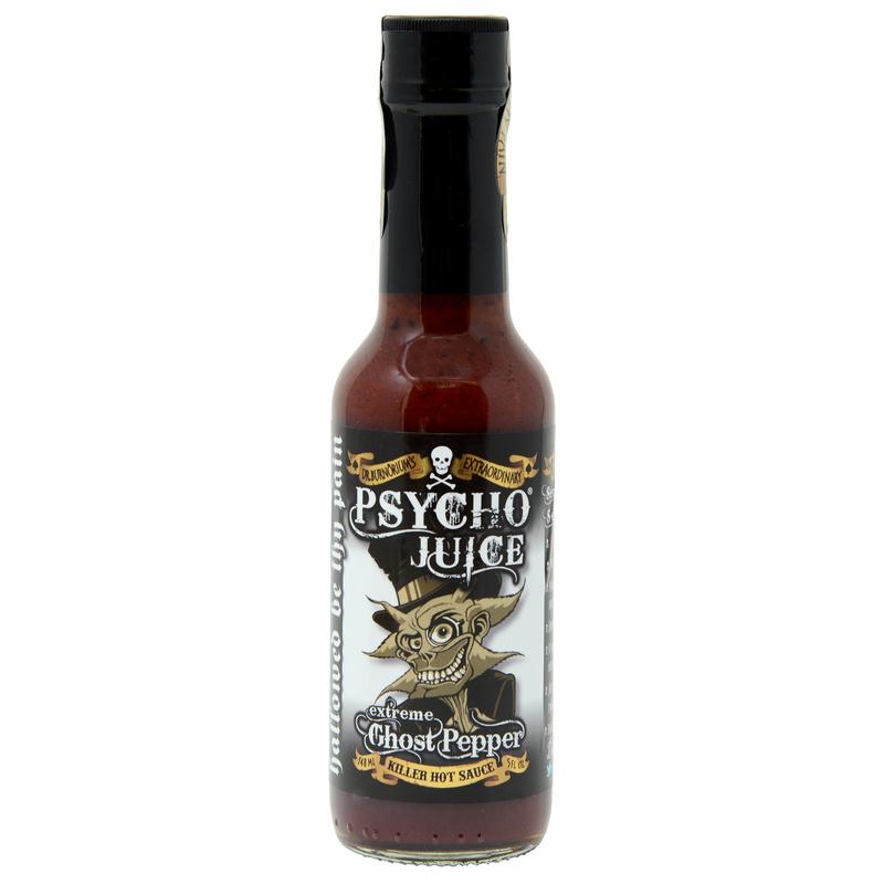 PSYCHO JUICE Extreme Ghost Pepper Hot Sauce 0