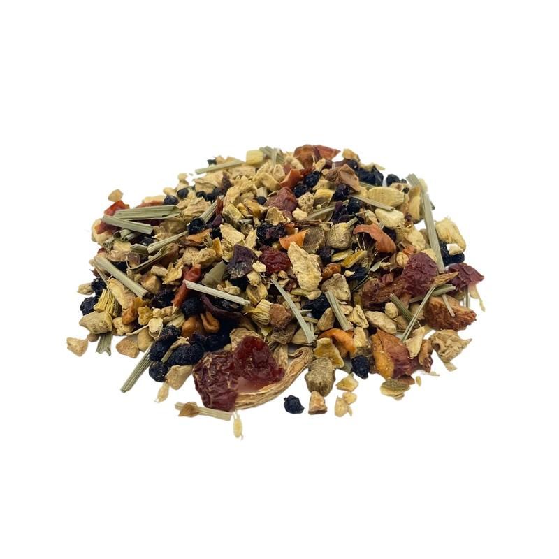 Ginger and Lemongrass Tea, Herbal Loose Leaf Tea, Camellios 1