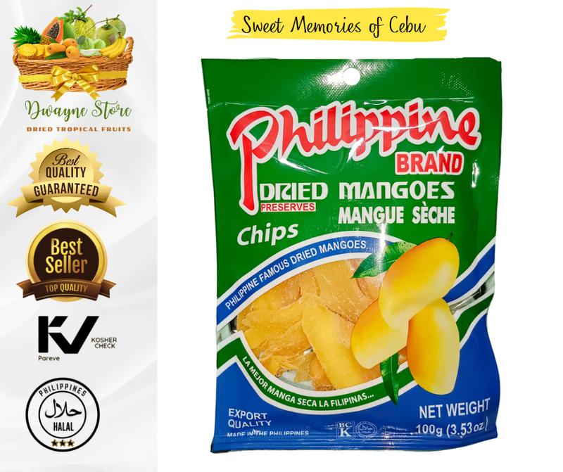 PHIL DRIED MANGO CHIPS 100G - TikTok Shop Philippines