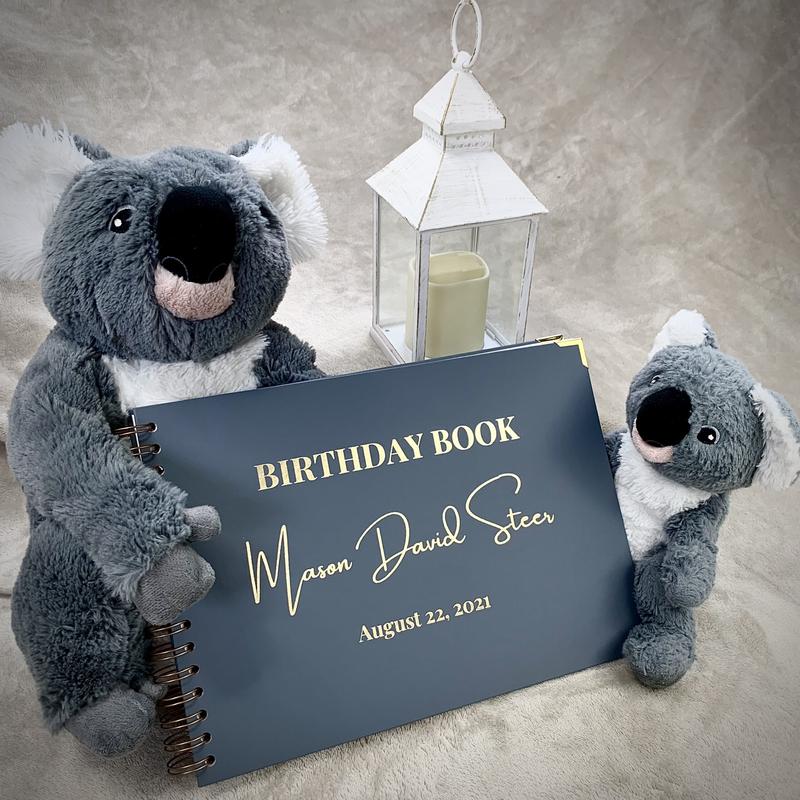 Isla & Boe Enchanting Birthday Memories Book - Personalized Keepsake for Baby's First Birthday 2