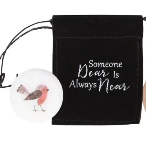 Pocket Robin Sentiment Stone