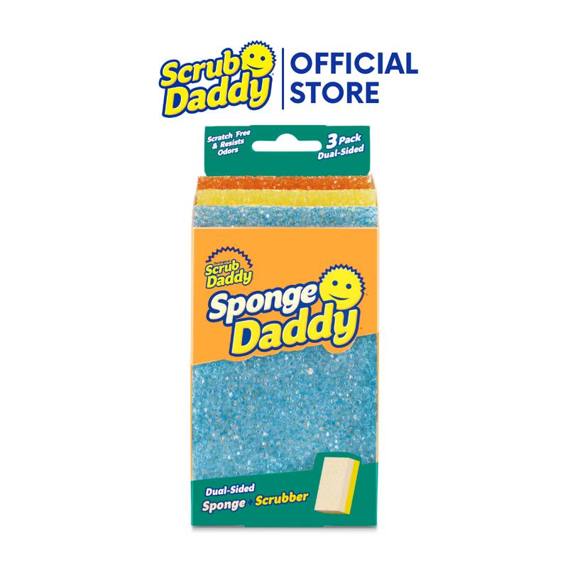 Sponge Daaddy Sponge Daddy Dual Sided Scrubber + Sponge - TikTok Shop Philippines